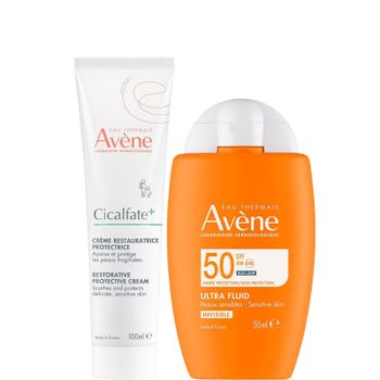 Avène Skin Barrier Care & SPF 50 Bundle For Sensitive Skin
