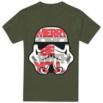 Disney Camiseta Merry Force Be With You para hombre