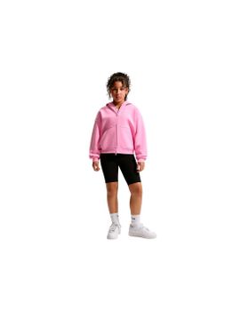 Chaqueta Nike Nsw Studio Flc Os Fz Hd Niña Rojo
