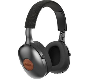 House Of Marley Positive Vibration XL Wireless Bluetooth Headphones - Black, Black