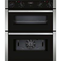 neff j1ace4hn0b electric built-under double oven - stainless steel stainless steel