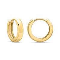finas de aros de punto en oro amarillo 8 quilates