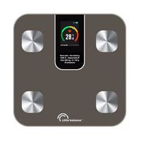 little balance bascula de composicion corporal 180 kg50 g gris - 8837