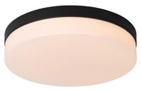 lampara de techo de acrilico con 1 led integrado negro