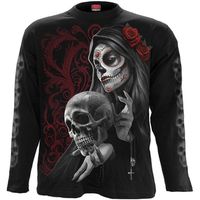 spiral camiseta manga larga love is dead para mujer
