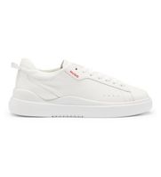 hugo para hombre 50499261 zapatillas de piel blake blanco 41 plano cordones casual