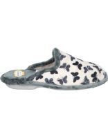 zapatillas de casa biorelax para mujer cosdam 4514 blanco y negro 39