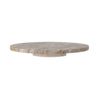 Plato giratorio de mármol beige d36