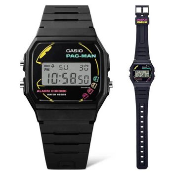 ​reloj unisex Casio PAC-MAN F-91WPC-1JR JDM 38,2 × 35,2 × 8,5 mm PAC-MAN 45 Aniversario JDM (mercado interior japonés)