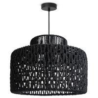 lampara colgante loro negro