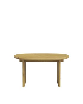 Mesa de centro de madera de abeto en color natural 70 cm