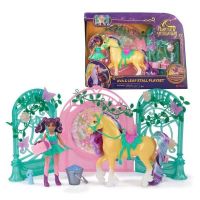 set de juguetes spin master unicorn academy ava  leaf con unicornio de cambio de color 13 cm