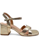de timbos sandalia tacon fiesta mujer oro 130642 amarillo