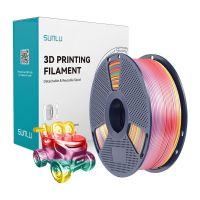 filamento pla silk sunlu rainbow 01 175 mm multicolor sedoso facil impresion