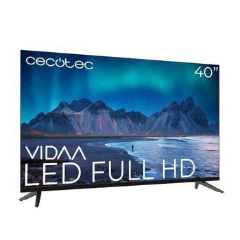Cecotec Smart TV, Televisor LED de 40 Pulgadas Resolución Full HD A5 Series ALF50040. TV VIDAA, Dolby Audio, Smart TV VIDAA, WiFi Integrado, Chromecast, 3 HDMI y 2 USB, Altavoces 16W