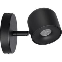 lampara de pared led lampara de noche lampara de lectura regulable luz calida 3000 k 7 w negra