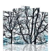 biombo winter forest - separador de ambientes cm 180x180 5 paneles