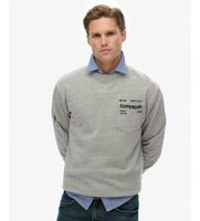 superdry para hombre m2014294a sudadera utility loose gris xxl casual algodon