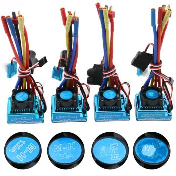 Impermeable 45A 60A 80A 120A Brushless ESC eléctrico para piezas de automóviles RC 1/8 1/10 1/12