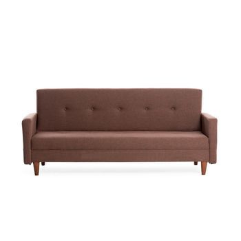 Sofá Cama 3 Plazas Hiko Marrón