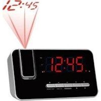 denver crp-618 reloj digital negro plata radio