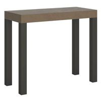 consola extensible 90x40300 cm everyday gris paloma estructura antracita