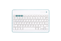 teclado silver ht bluetooth white-blue