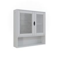 armario con espejo para bano liora 56 x 58 cm con 2 puertas vicco