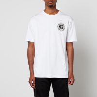 balmain straight fit badge t-shirt - xl