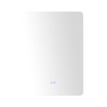Espejo De Baño Led Con Iluminación, Interruptor Táctil Y Función De Memoria, Espejo De Pared 70 X 50 Cm