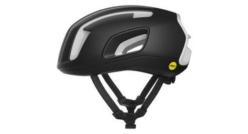 Casco poc cytal road negro blanco