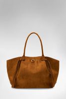bolso tote de ante allegra