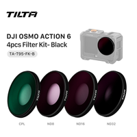 kit de filtro tilta osmo action 6 cage nd para dji osmo action 6 con filtro nd8nd16nd32 y filtro cpl filtro polarizador ta-t95