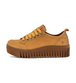 Art para mujer. 1153513ZM003_024 Zapatillas de Piel 1535 Brighton marrón (41), 3 a 5cm, Cordones, Casual