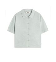 ecoalf para mujer mcwgaknjunip0636s24-149 jersey juniper azul s casual lino manga corta