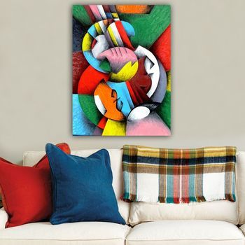 Pintura Decorativa Lienzo 82177069_70100 Multicolor 70x100 Cm