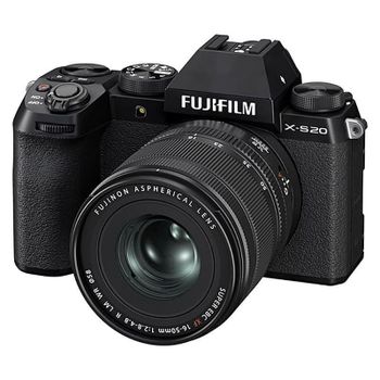 Cámara Mirrorless Fujifilm X-S20 26,1 MP Zoom Óptico 16-50mm Sensor X-Trans CMOS 4 IBIS WiFi