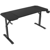 mars gaming mgd-ergo140 mesa altura ajustable 3 posiciones ergonomica alfombrilla 140x60cm negro