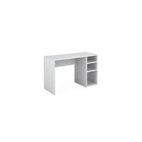 mesa de estudio sofia reversible con estantes integrados