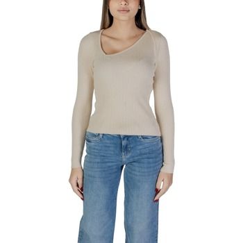 Vila Jersey VINELLY L/S NECK DETAIL KNIT TOP/PB 14103386 para mujer