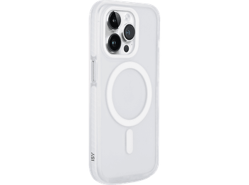 Funda móvil - ISY ISC 2444, Carga Magsafe, Para iPhone 15 Pro, Blanco