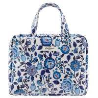 cath kidston gifts and sets navy carnation two part wash bag with handles