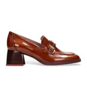 hispanitas para mujer hi243590 zapatos de tacon de piel tiras marron 39 3 a 5cm ninguno casual