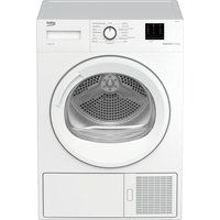 pro dtbp8011w 8 kg heat pump tumble dryer - white white