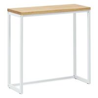 consola recibidor icub big wood 100x30x80cm blanco en madera maciza de pino acabado natural estilo nordico industrial box furniture