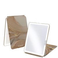 sensse glow up led modern marble mirror