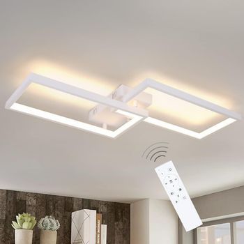 Lámpara De Techo Led Para Sala De Estar, Moderna, Regulable, Con Control Remoto, Para Oficina Zmh