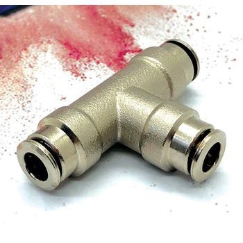 Superfog Sf1002-5 Te Bocas Iguales Automáticas Para Tuberia De Nebulización De 1/4