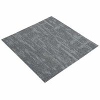 azulejo de alfombra gris hormigon 50 x 50 cm 36 uds pp y betun vidaxl