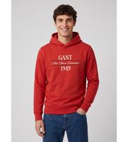 gant para hombre 2067157 sudadera grafica con capucha rojo xxl casual algodon